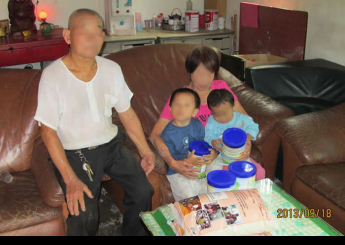 阿保伯一家是頭份固定探訪的貧寒戶