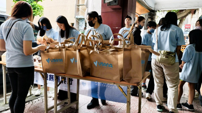 美商優莎納台灣分公司 捐贈物資