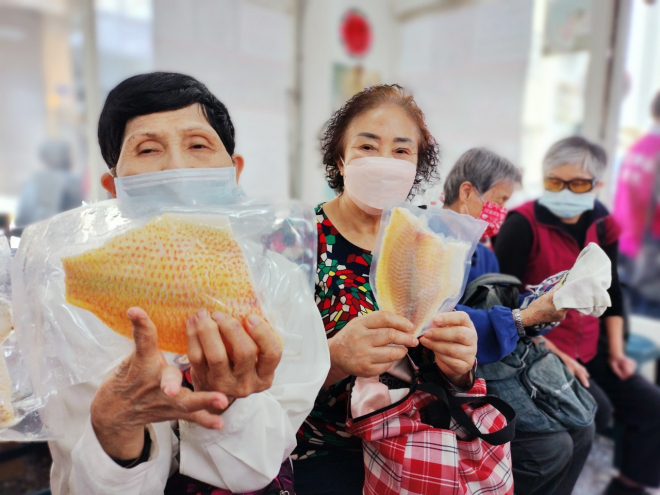 感謝 #中華海洋生技股份有限公司 ，捐贈海紅鯛為貧弱家庭補充蛋白質。
